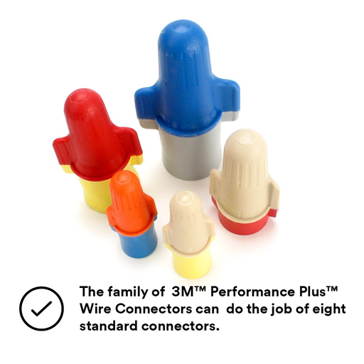 Mayer-DDS-3M™ Performance Plus™ Wire Connectors, R/Y+, 500/Bag PROMO-1
