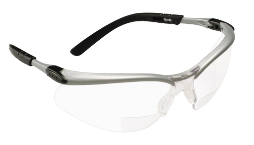3Mâ„¢ BXâ„¢ Reader Protective Eyewear 11374-00000-20 Clear Lens, Silver Frame, +1.5 Diopter 20 EA/Case