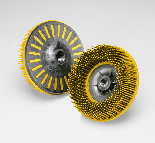 Scotch-Briteâ„¢ Bristle Disc, 80, 4-1/2 in x 5/8 in-11 Internal, 10 ea/Case