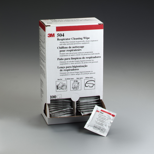 3Mâ„¢ Respirator Cleaning Wipe 504/07065(AAD), 500 EA/Case