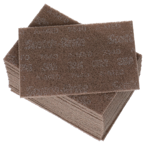 Scotch-Briteâ„¢ Heavy Duty Hand Pad 7440, HP-HP, A/O Medium, Tan, 6 in x 9 in, 20/Carton, 2 Cartons/Case