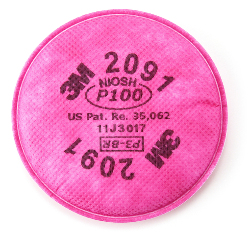 3Mâ„¢ Particulate Filter 2091/07000(AAD), P100 100 EA/Case