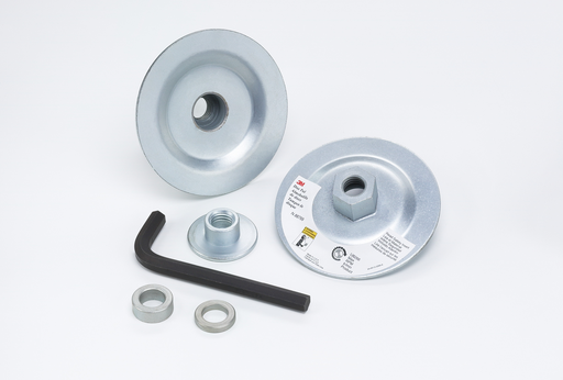 3Mâ„¢ Flap Disc Holder T27 88769, 4 in 5/8 in-11 internal, 1 ea/Case