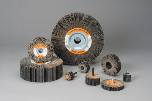 Standard Abrasivesâ„¢ Aluminum Oxide Flap Wheel, 640605, 60, 4 in x 2 in x 5/8 in, 10 ea/Case