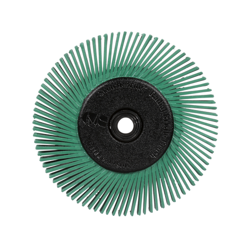 Scotch-Briteâ„¢ Radial Bristle Brush, 6 in x 1/2 in x 1 in 50 With Adapter, 5 ea/Case