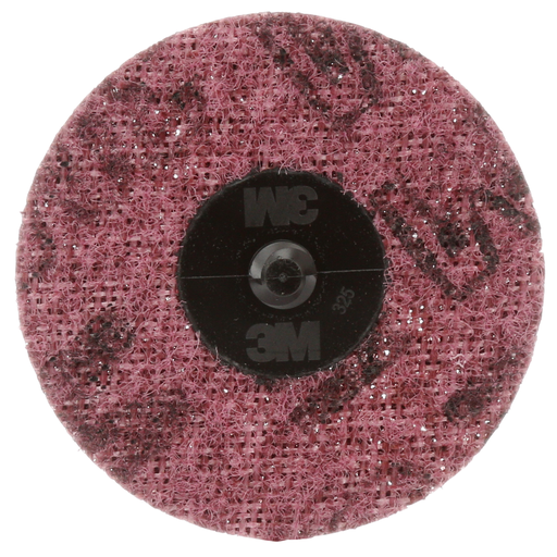 Scotch-Brite Roloc Surface Conditioning Disc, SC-DR, A/O Medium, TR, 3 in, 25/Carton, 100 ea/Case