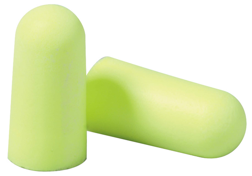 3M E-A-Rsoft Yellow Neons Earplugs 312-1250, Uncorded, Poly Bag, 2000 Pair/Case