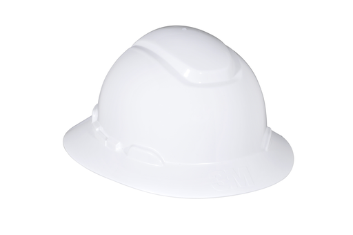 3M Industrial Safety H-801R White 4-Point Ratchet Suspension 20/Case Full Brim Hard Hat Product image for 3M Industrial Safety H-801R White 4-Point Ratchet Suspension 20/Case Full Brim Hard Hat