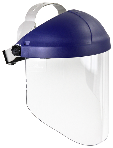 3M Ratchet Headgear H8A, 82783-00000, with 3M Clear Polycarbonate Faceshield WP96 5 EA/Case