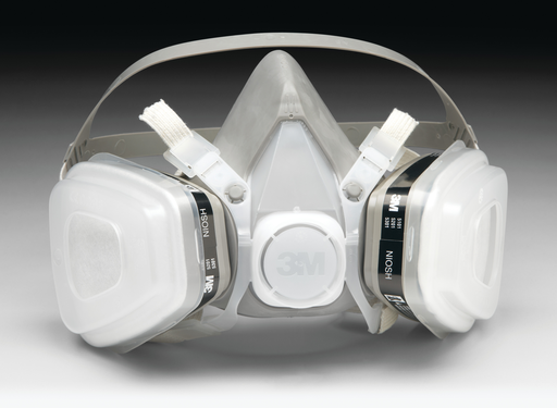 3M Half Facepiece Disposable Respirator Assembly 51P71, Organic Vapor, P95, Small 12 EA/Case