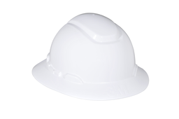 3M Industrial Safety H-801R White 4-Point Ratchet Suspension 20/Case Full Brim Hard Hat
