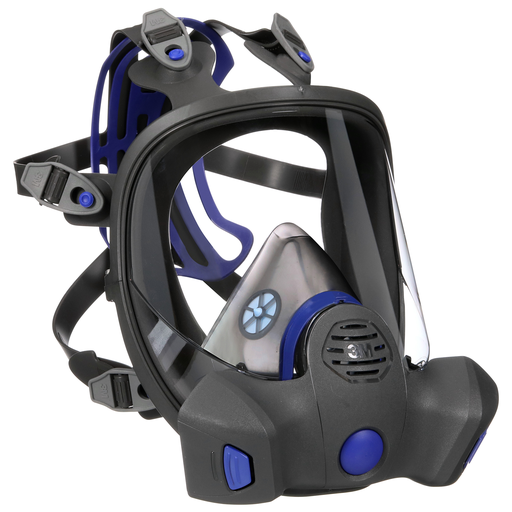 3M Secure Click Full Facepiece Reusable Respirator FF-802, Medium, 4 EA/Case
