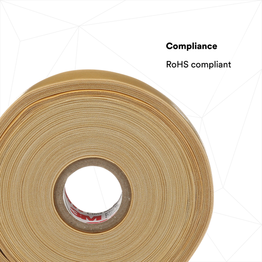 3M 2520 3/4" x 36yd Scotch® Varnished Cambric Tape, Yellow