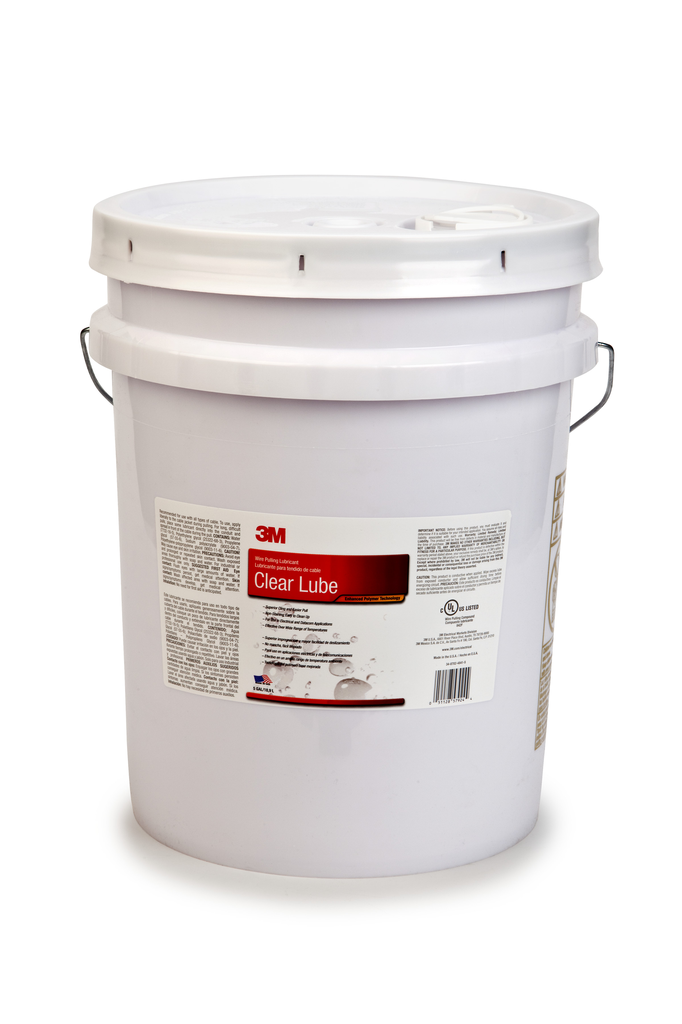 Product image for 3M WLC-5 5 Gallon Clear Wire Pulling Lubricant