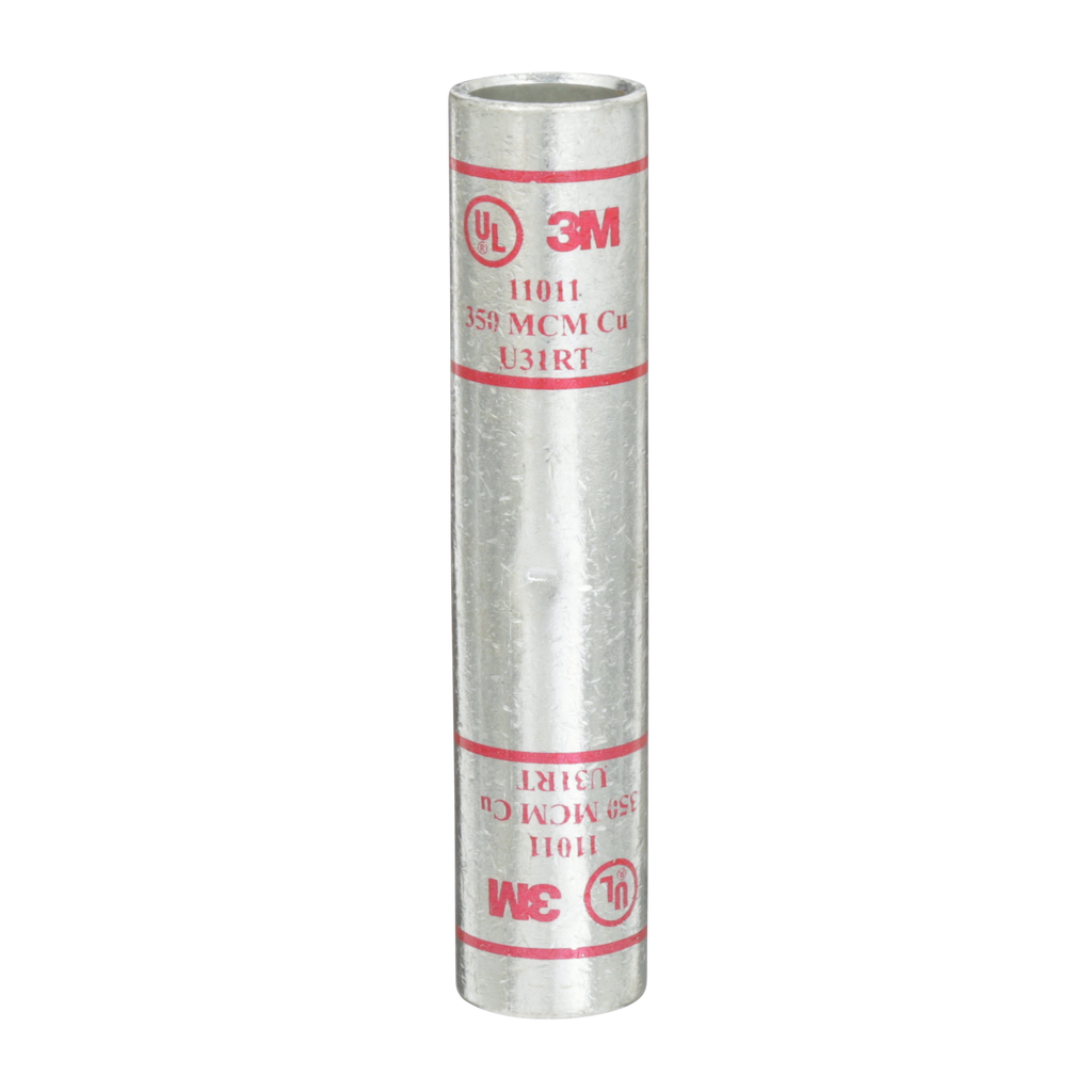 Product image for 3M 11011 Copper Long Barrel Connector (7100006329)