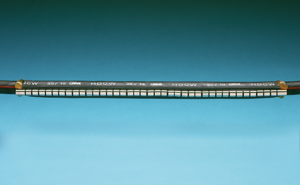 Product image for 3M Electrical Markets HDCW-55/15-1200 Wraparound Length 47.2 Inch 1200 mm 5/Case Heat Shrink Cable Repair Sleeve