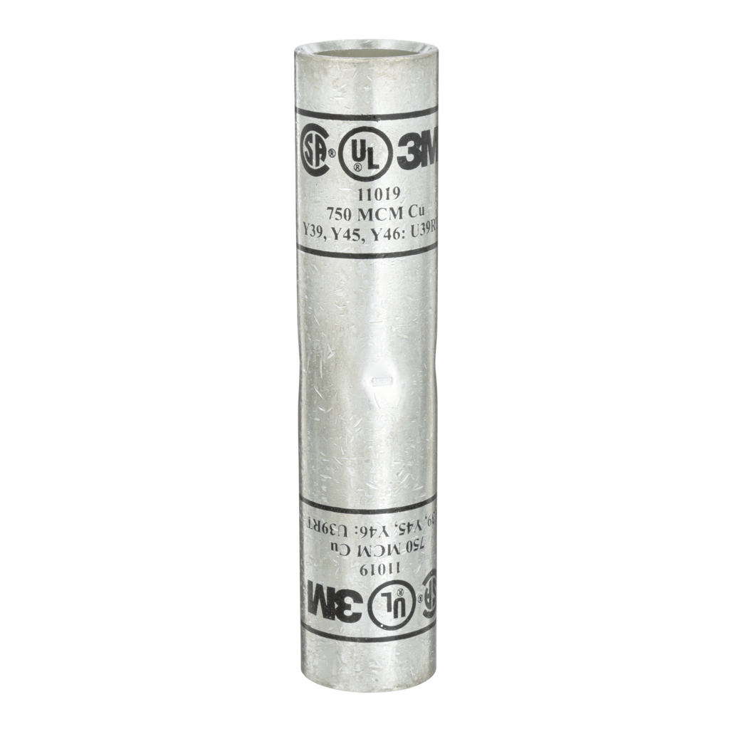 Product image for 3M 11019 Copper Long Barrel Connector (7000132231)