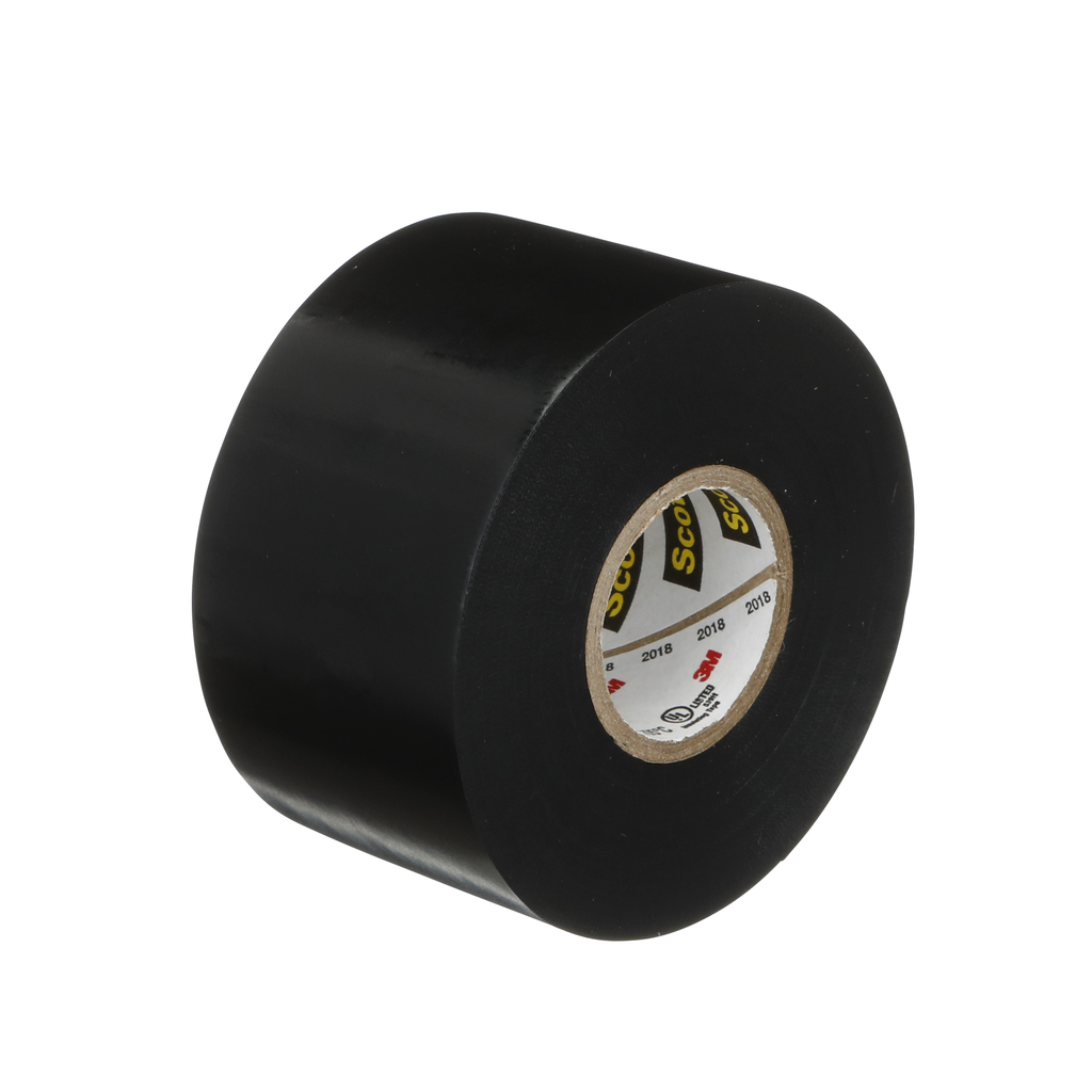 Product image for 3M 88-1.5X44FT Scotch® Super 88 Vinyl Electrical Tape, 1.5" x 44ft, Black (7000058433)