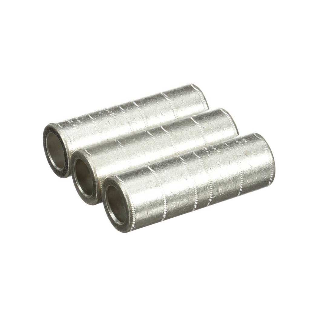 Product image for 3M 11007 Scotchlok&trade; Copper Long-Barrel Connector, up to 35 kV, 3/0 AWG, Orange, 10/Case (7000031381)