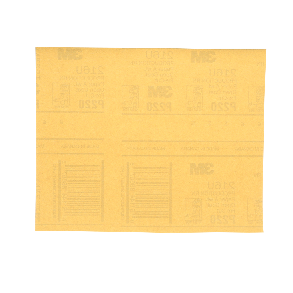 Product image for 3M 02544 GOLD ABRASIVE SHEET (7000118283)