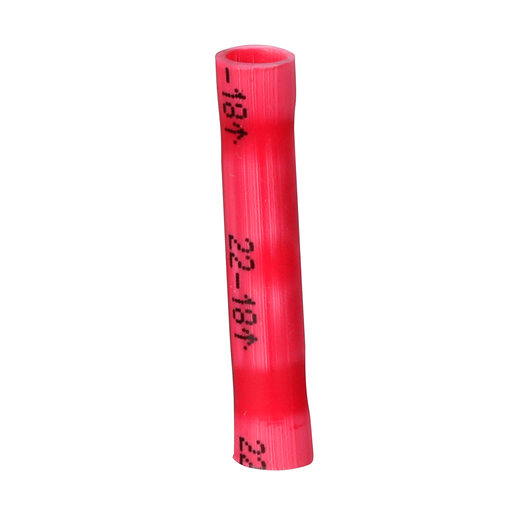 Product image for 3M MVU18BCX 100/Bottle Vinyl Insulated Butt Connector