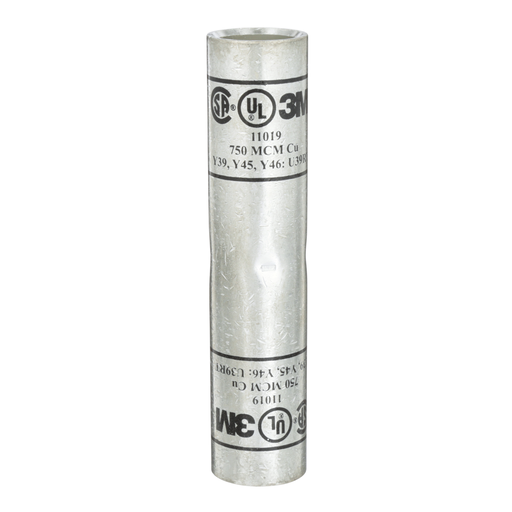 Product image for 3M 11019 Copper Long Barrel Connector (7000132231)