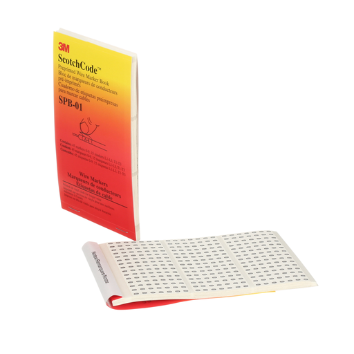 Product image for 3M Electrical SPB-16-LC1 68 Load Center Legend Pre-Printed Write-On Wire Marker Book