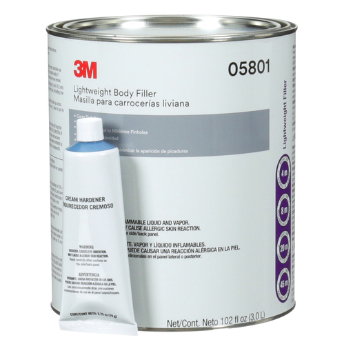 Product image for 3M 05801 LIGHTWEIGHT BDY FILLER (7000045748)