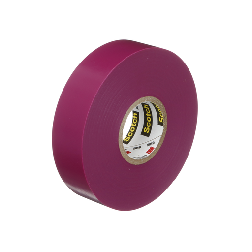 Product image for 3M 35-1/2X20FT-VL #35 Scotch® Vinyl Electrical Tape, Professional Grade, 7mil, 1/2* x 20ft - VIOLET (7100067890)