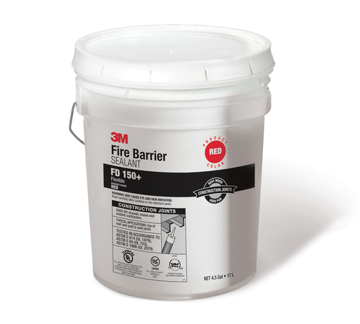Product image for 3M FD150+RED(4.5GAL) Fire Barrier Sealant Pail