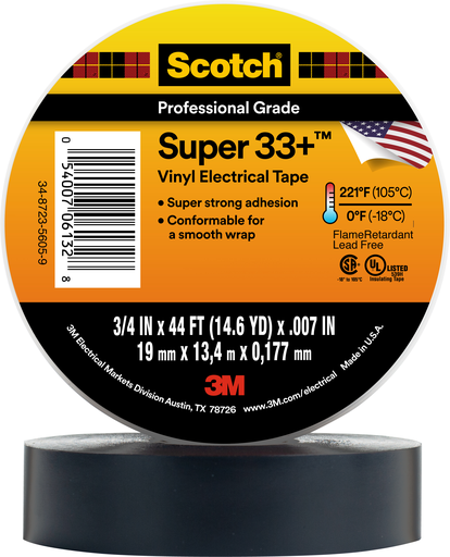 Product image for 3M 7010350130 Scotch® Super 33+™ Vi