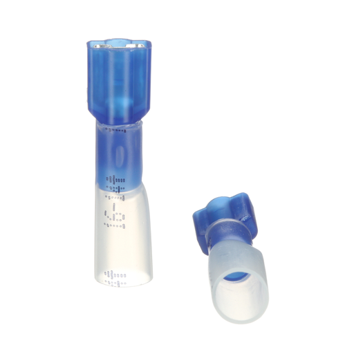 Product image for 3M MNHU14-250DFIX 25/Bottle Heat Shrink Nylon Insulated Female Disconnect