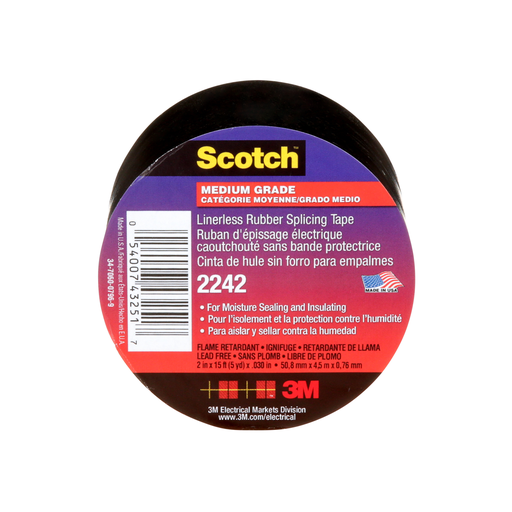 3M 2242-2x15FT 1 Inch Core Linerless Splicing Compound