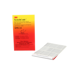 Product image for 3M Electrical SPB-14 46 to 90 Legend Wire Marker Book