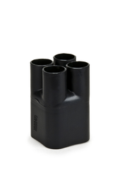 3M HDBB-430-1-250 HEAT SHRINKABLE CABLE BREAKOUT BOOT, BLACK, 4-WAY OUTLET