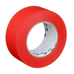 Product image for 3M 3903 Vinyl Duct Tape, 2" x 50yd, 6.5mil, Red (7100148743)