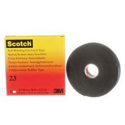 3M 23 3/4" x 30ft Scotch&#174; Rubber Splicing Tape, Black