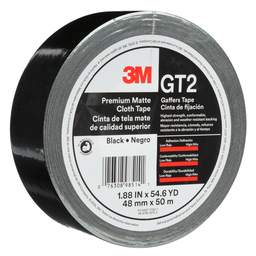 3M GT2 (7010336132) PREMIUM MATTE CLOTH (GAFFERS) TAPE GT2