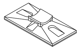 3M CTB2X1BGA-C 2 x 1 Inch 100/Bag Beige Mounting Base