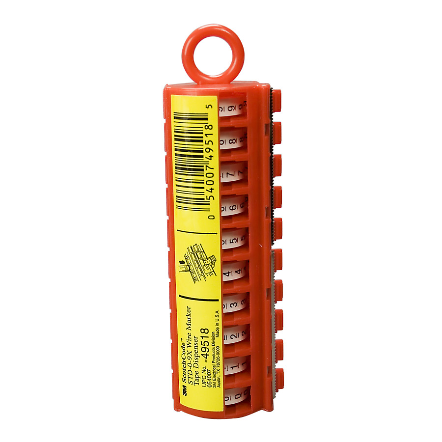 Mayer-DDS-3M™ ScotchCode™ Wire Marker Tape Refill Roll SDR-4, 50 Rolls/Case-1