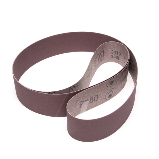 3Mâ„¢ Cloth Belt 341D, 80 X-weight, 2 in x 48 in, Film-lok, Single-flex, 25/Pac, 50 ea/Case