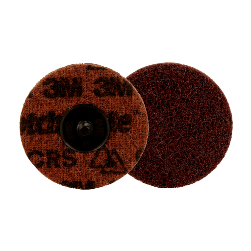 Scotch-Brite™ Roloc™ Precision Surface Conditioning Disc, PN-DR, Coarse, TR, 3 in, 25/Carton, 100 ea/Case, Dispenser Pack
