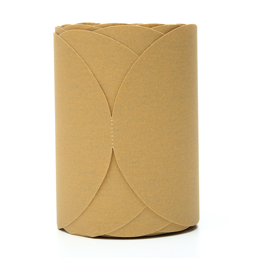 3M™ Stikit™ Gold Disc Roll, 01439, 6 in, P180, 175 discs per roll, 6 rolls per case