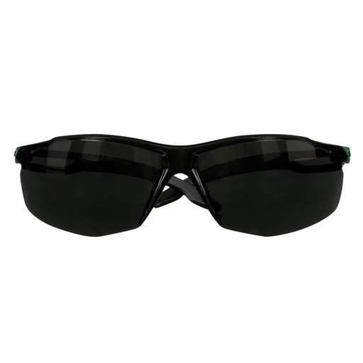 3M™ SecureFit™ 500 Series SF550AF-GRN, Black/Green, IR 5.0 Gray AF-AS Lens, 20 ea/Case