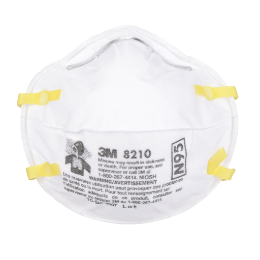 3M™ Particulate Respirator 8210, N95 160 EA/Case