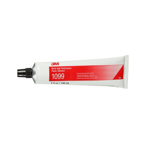3M™ Nitrile High Performance Plastic Adhesive 1099, Tan, 5 Oz Tube, 36/Case