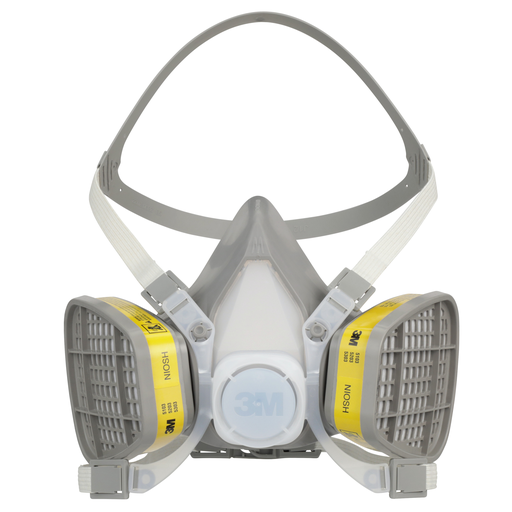 3Mâ„¢ Half Facepiece Disposable Respirator Assembly 5303, Organic Vapor/Acid Gas, Large 12 EA/Case