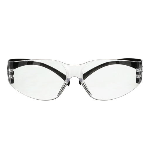 3M™ SecureFit™ 100 Series SF101AF-BLK, Black Temples, Clear Anti-Fog/Anti-Scratch Lens, 20 ea/Case