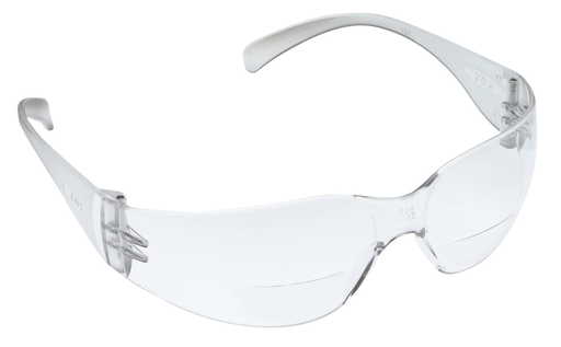 3M™ Virtua™ Reader Protective Eyewear 11513-00000-20 Clear Anti-Fog Lens, Clear Temple, +1.5 Diopter 20 EA/Case