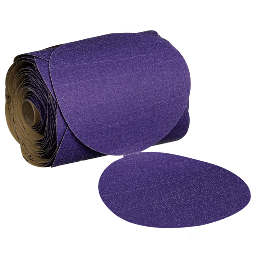 3M™ Cubitron™ II Stikit™ Paper Disc Roll 732U, 80+ C-weight, 6 in x NH, Die 600Z, 100 Discs/Roll, 4 Rolls/Case